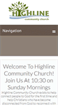 Mobile Screenshot of highlinecc.org